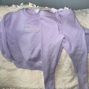 NWT Zara Kids Lavender Matching Set size 5t